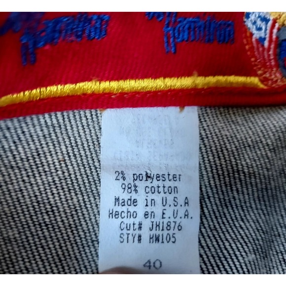 Jeff Hamilton Nascar Petty Men's 40 X 35" Gray Jeans Hot Wheels Baggy Wide Read - Picture 15 of 16